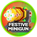 Festive Minigun! in [❄️EVENT] Tower Defense: Mythic